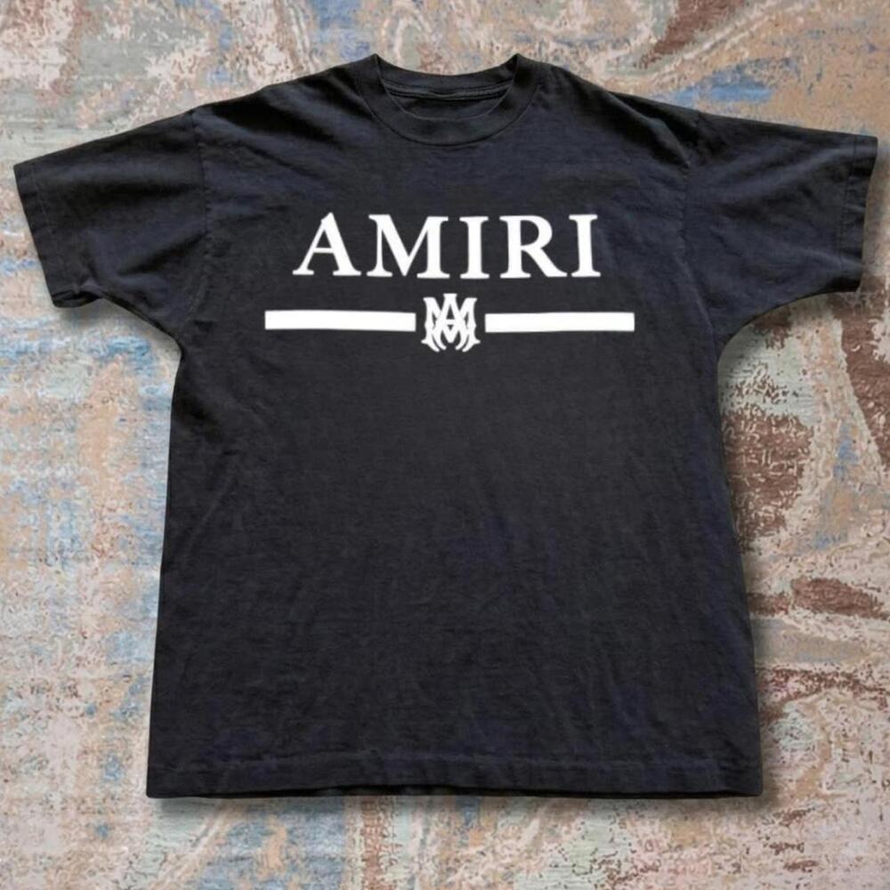 Amiri Black Cotton T-Shirt